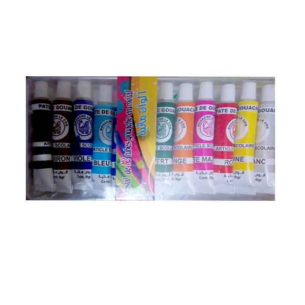 Gouache LE COQ de 12