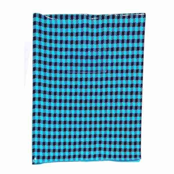 Protège Cahier Carreaux Bleu Ciel Aladin