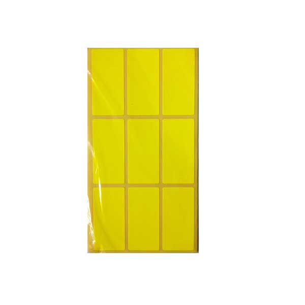 Etiquette Fluo Jaune