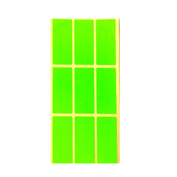 Etiquette Fluo Vert