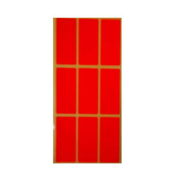 Etiquette Fluo Orangé