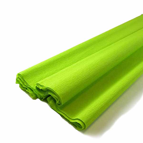 Papier Crépon Vert Pistache