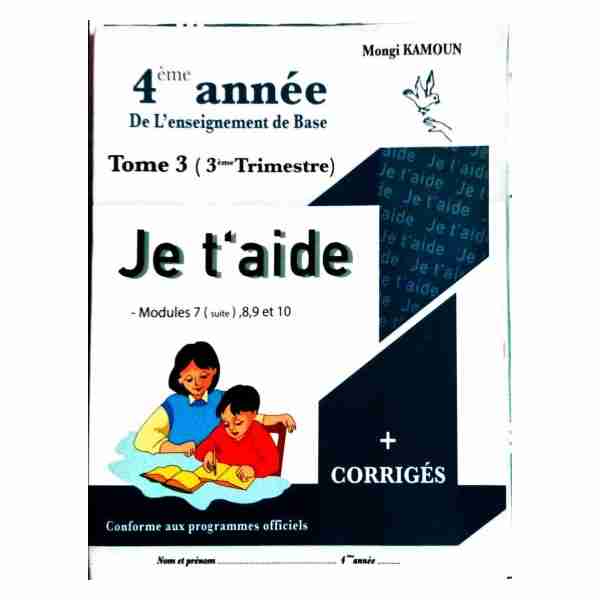 Je t''aide 4ème année de base Tr3