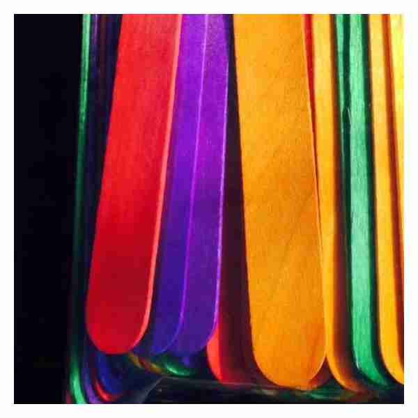 Abaisse-langues en Bois (8*6couleurs)