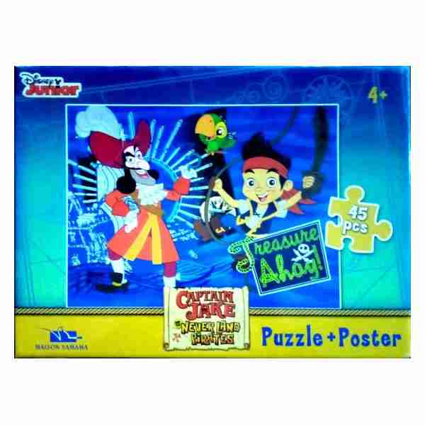 Puzzle  Capitaine Jake 45 Pcs 4+ ans