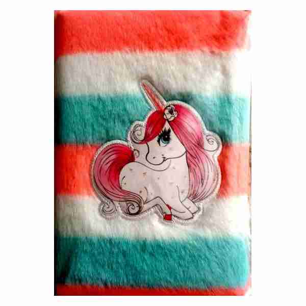 Journal Intime Rigide Fourrure 10x15cm 