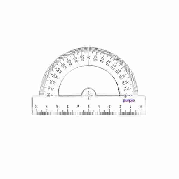 Rapporteur 10cm Cristal Purple