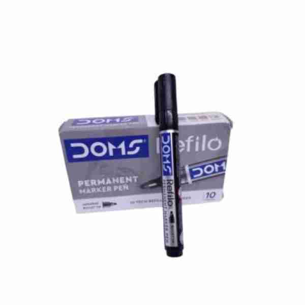 Marqueur Permanent Noir Doms