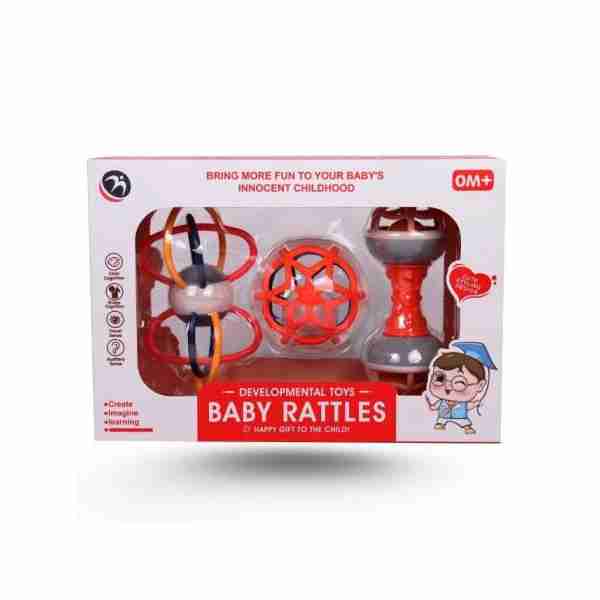 Coffret Hochet Baby Rattles 3 pcs