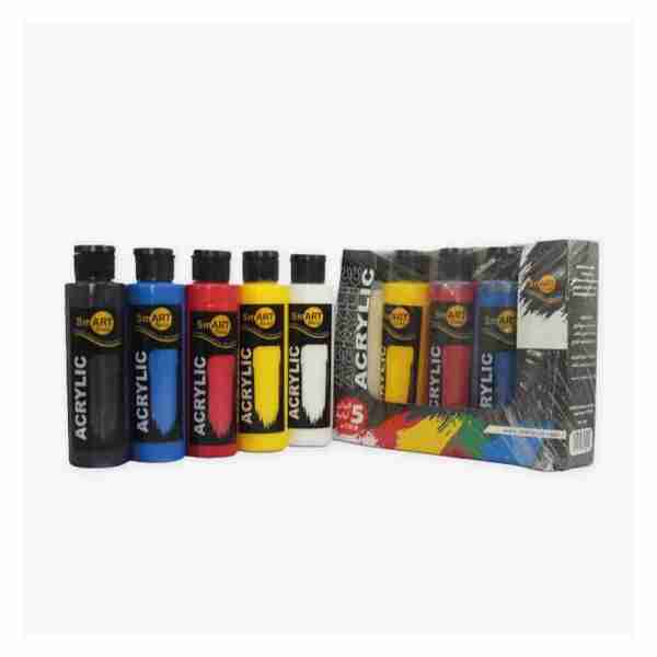 Coffret de 5 flacons acrylique 130ml  MAJED 
