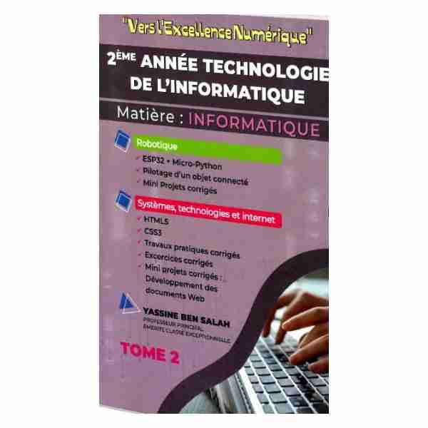 L''informatique 2ème sec Tech de l''informatique Tome2