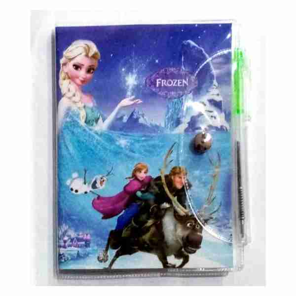 Cahier de souvenir avec bouton + stylo