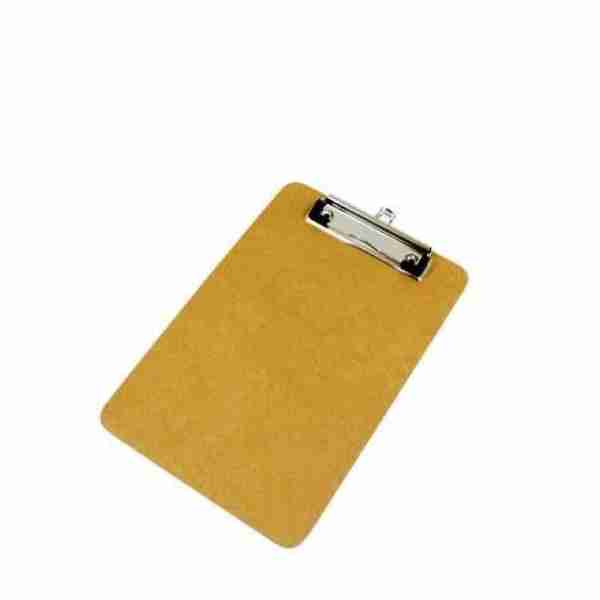 Porte documets à pince simple en bois A5