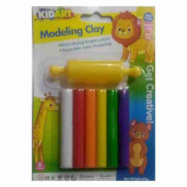 Pâte à modeler de 6 + Kalkal Kid Art