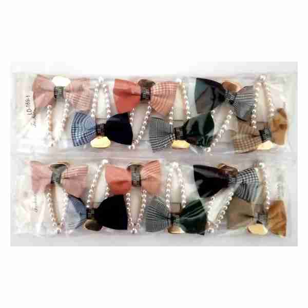 Pince en perle et papillon