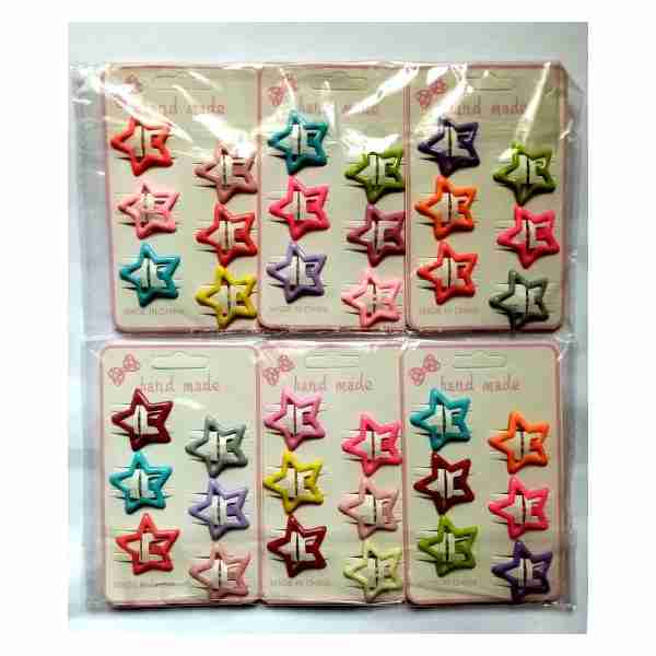 Pochette de 6 Pince Etoile PM