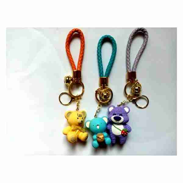 Porte clé Ours en pierre