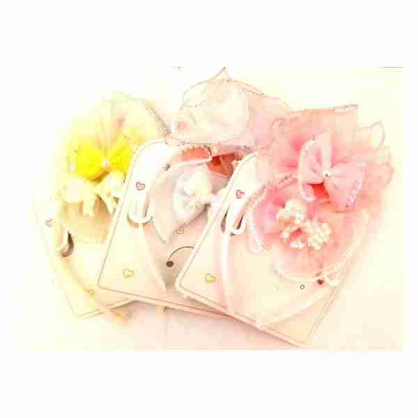 Serre tête + pince en dentelle & adass