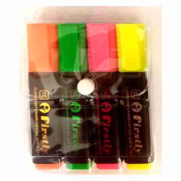 Pochette de 4 Fluo Firstly